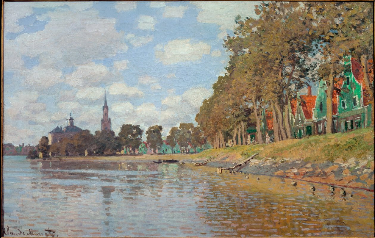 Zaandam by Claude Monet