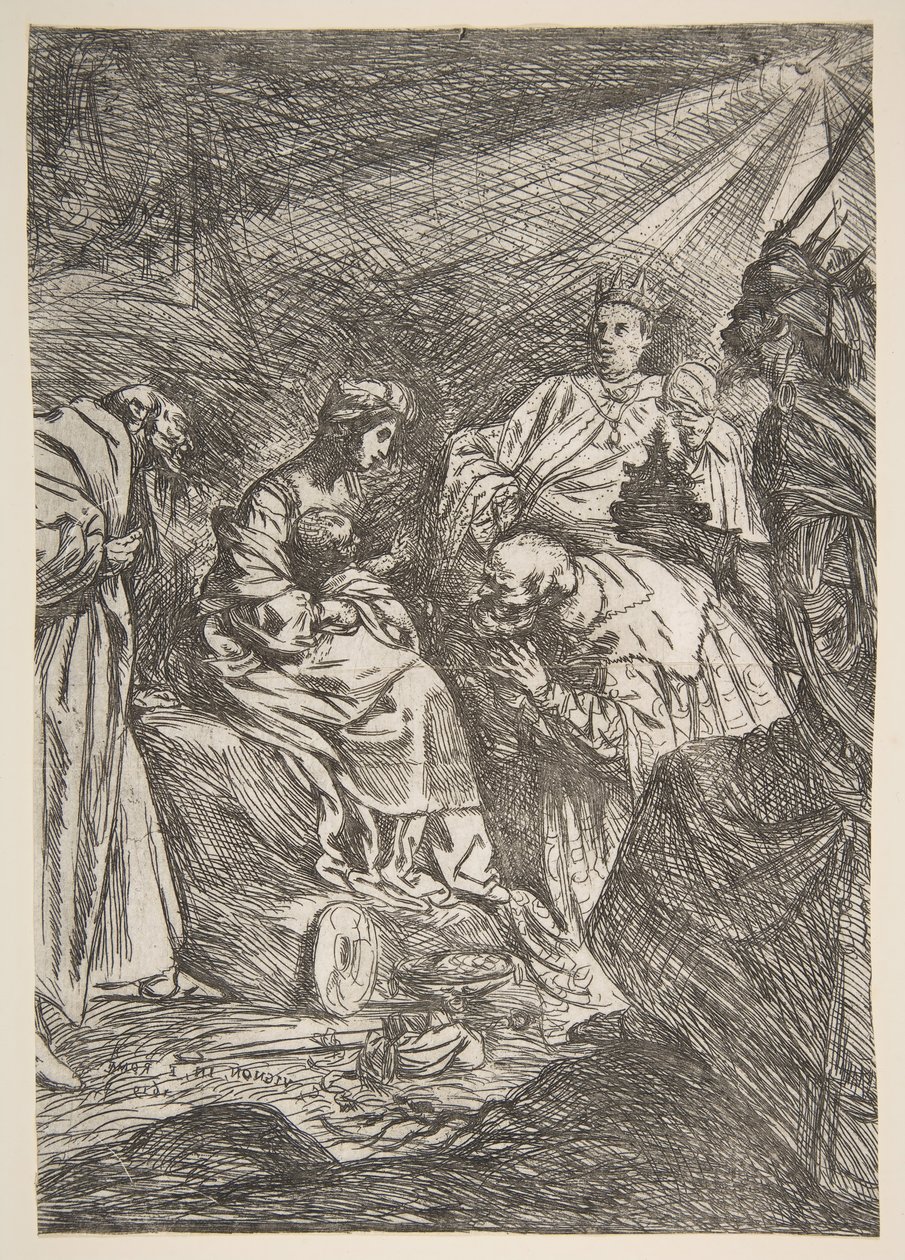 The Adoration of the Magi, 1619 by Claude Vignon