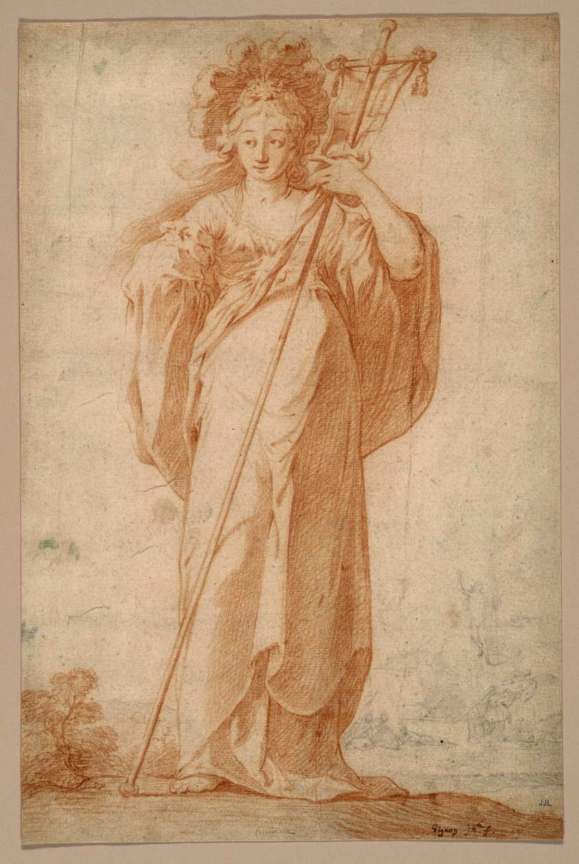 The Cuman Sibyl by Claude Vignon