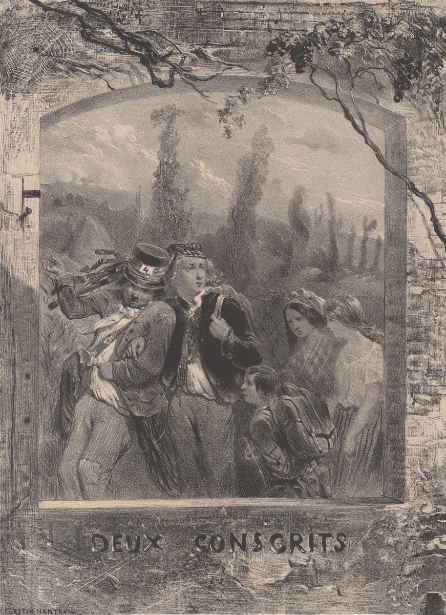 Two Conscripts by Célestin Nanteuil