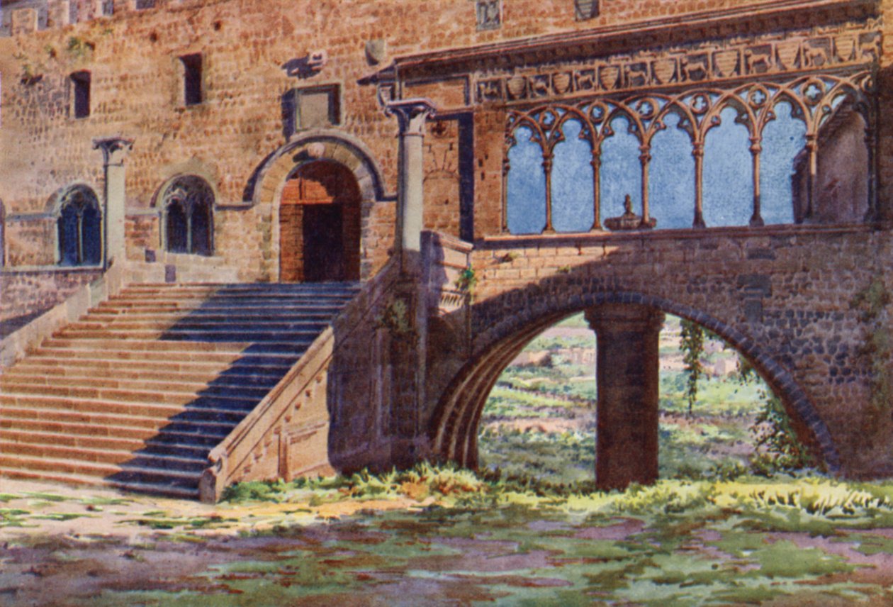 The Papal Palace, Viterbo by Commendator Formilli