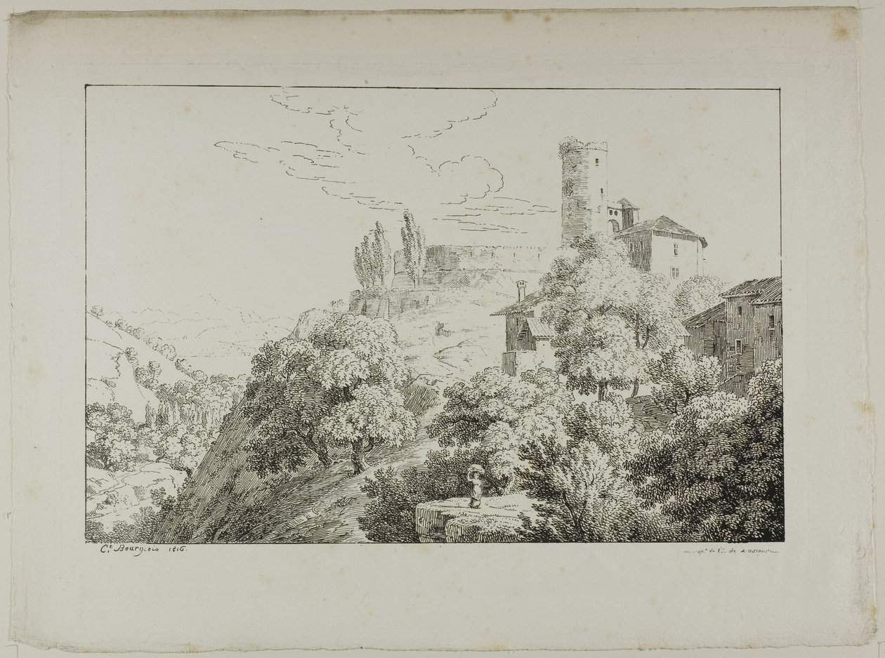 Landscape by Constant Bourgeois