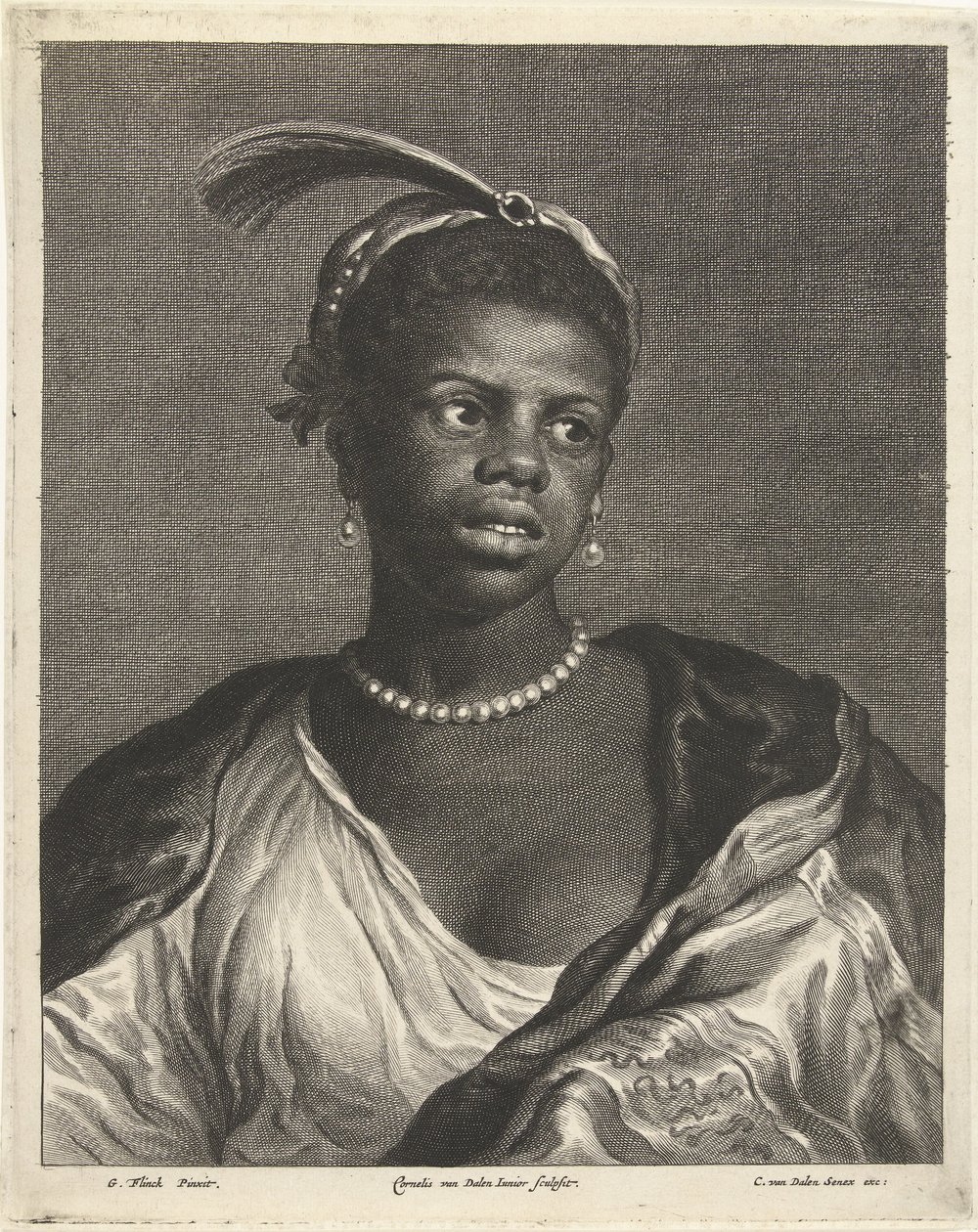 Black Girl by Cornelis van Dalen II