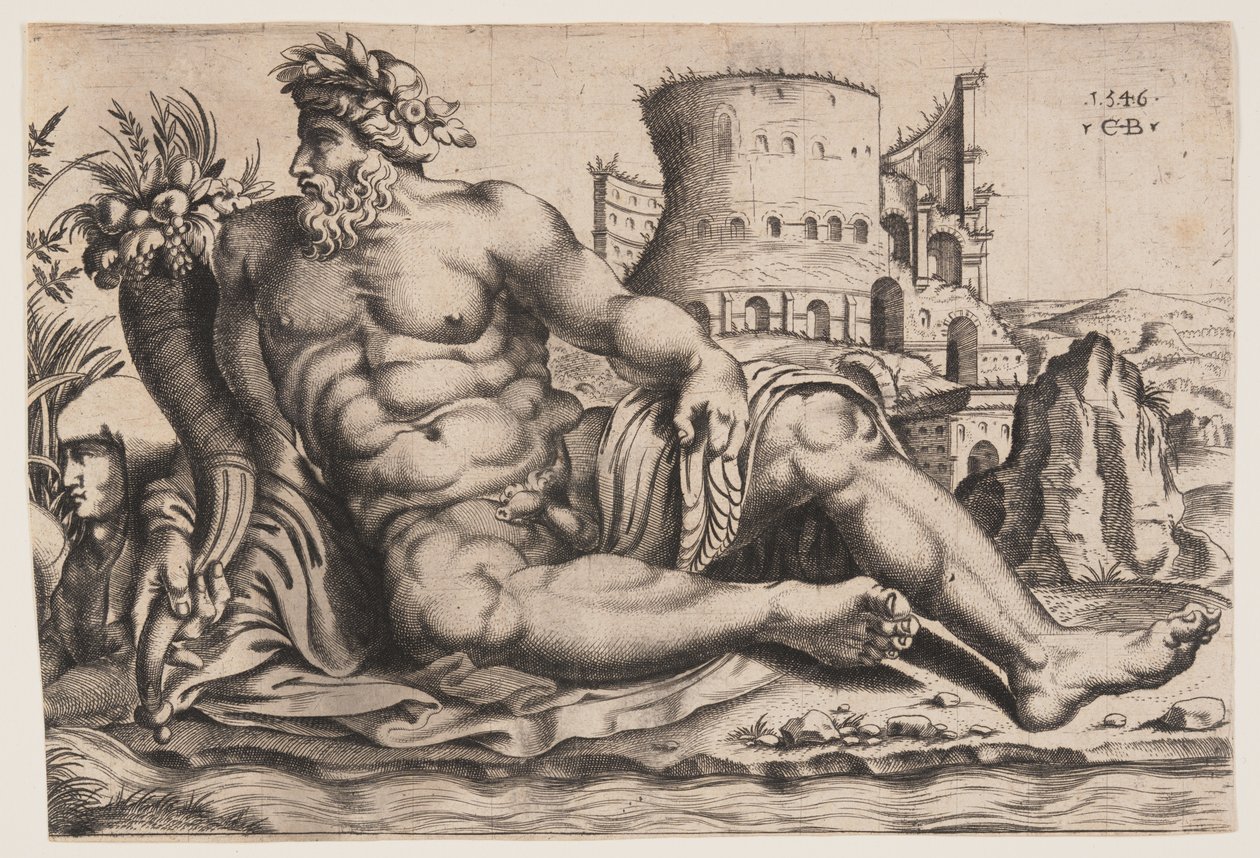 The River Nile by Cornelis Bos
