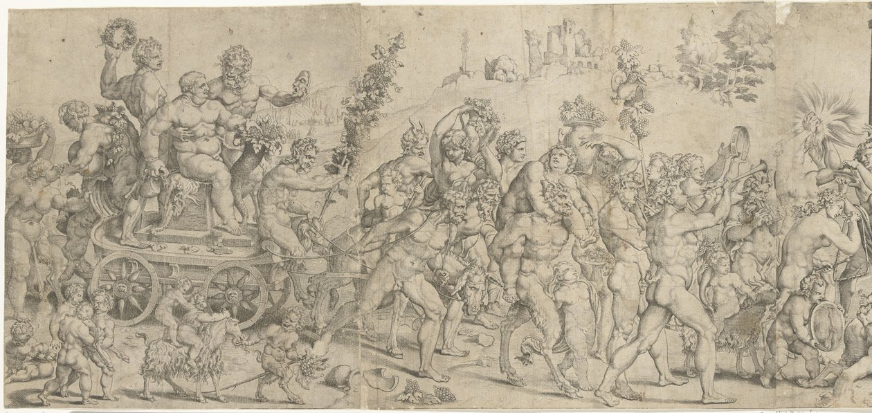Triumph of Bacchus by Cornelis Bos