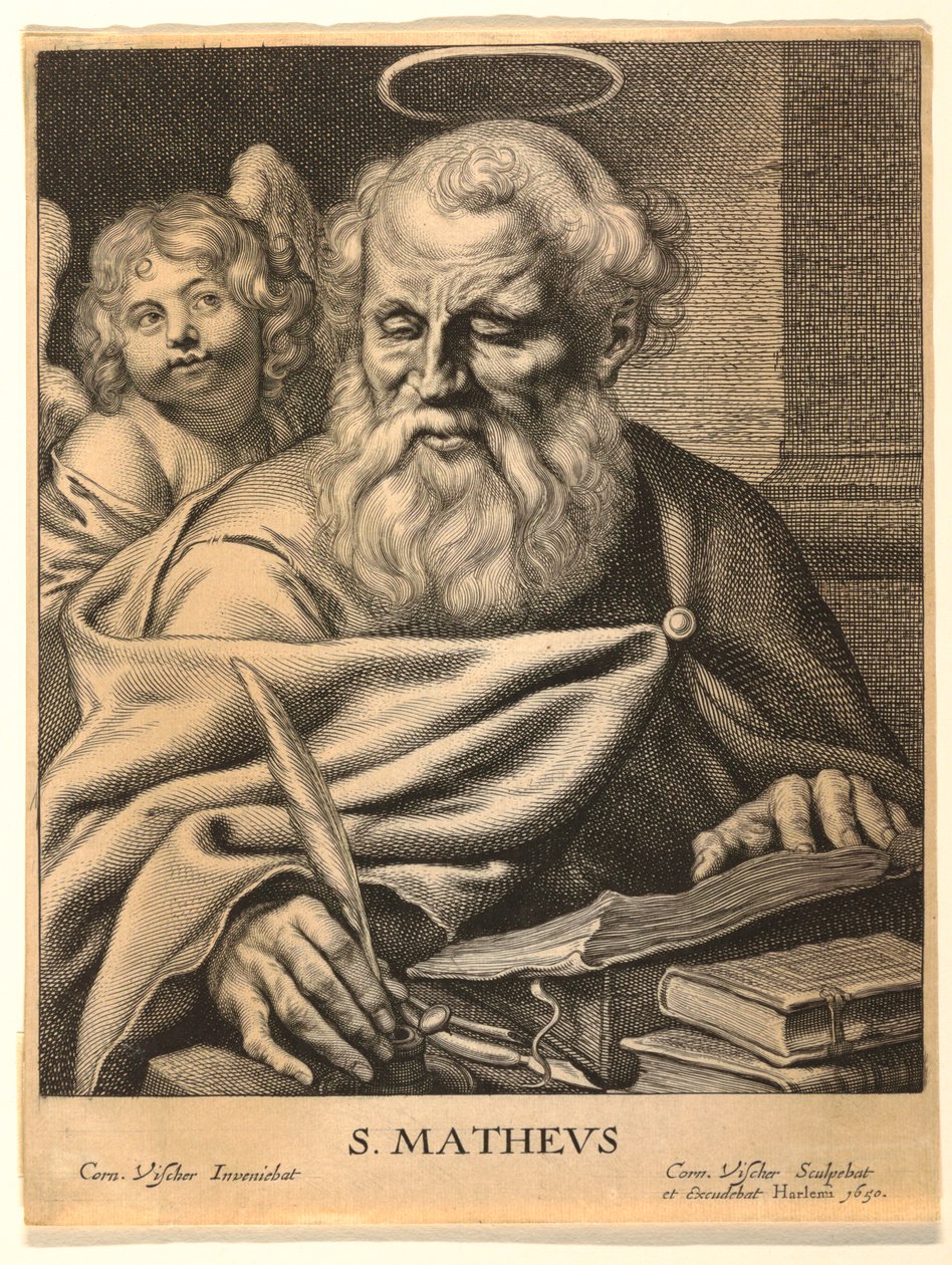 St. Matthew by Cornelis Visscher