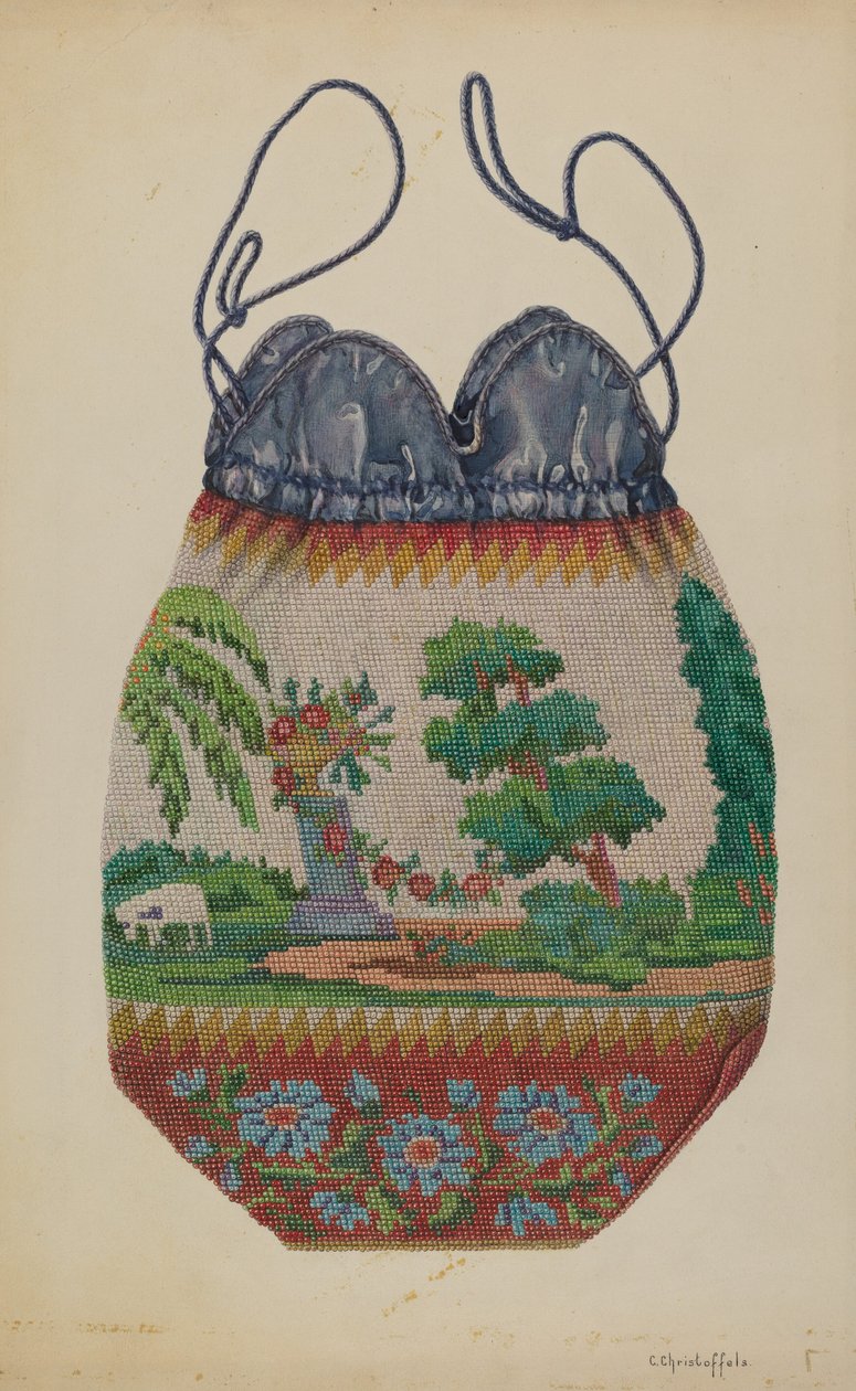 Beaded Bag by Cornelius Christoffels