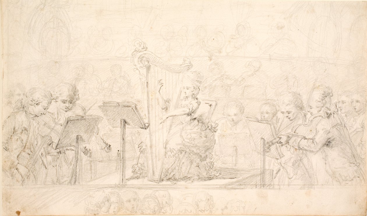 The Harp Concert by Cornelius Høyer