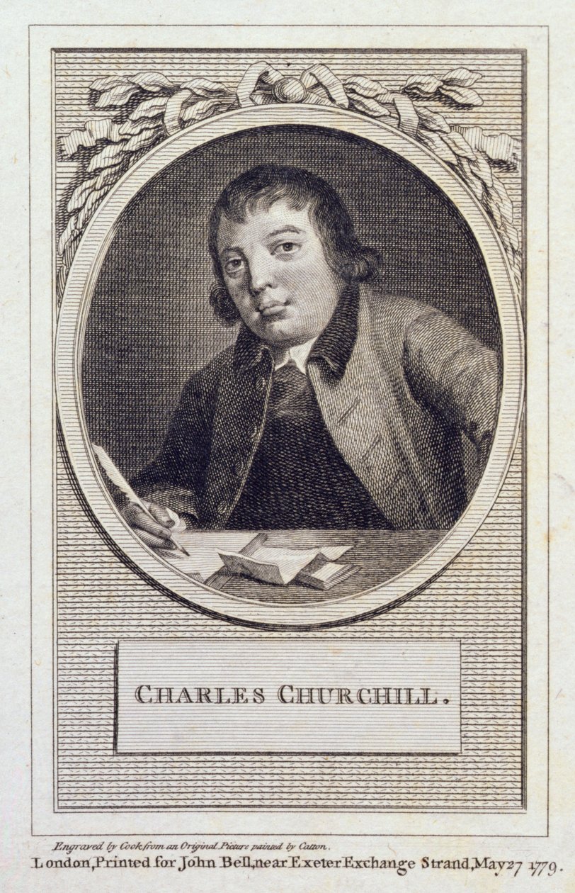 Charles Churchill by Cotton (after)