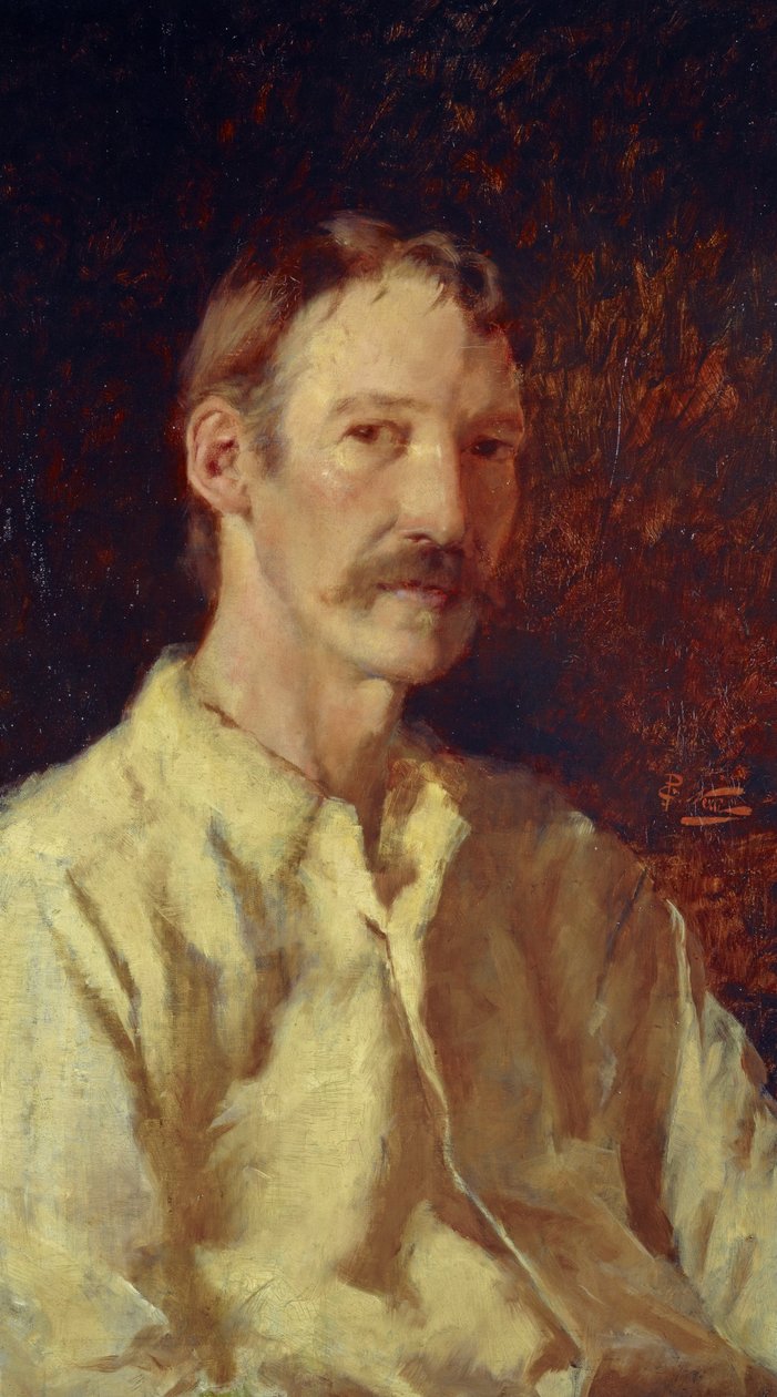 Robert Louis Stevenson, 1850 by Count Girolamo Pieri Nerli