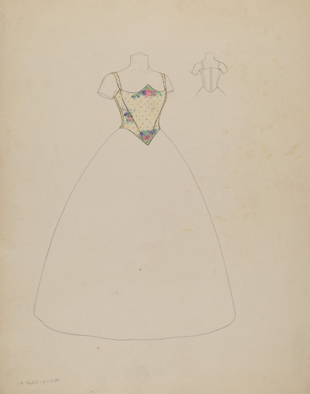 Design for Bodice by Creighton Kay Scott