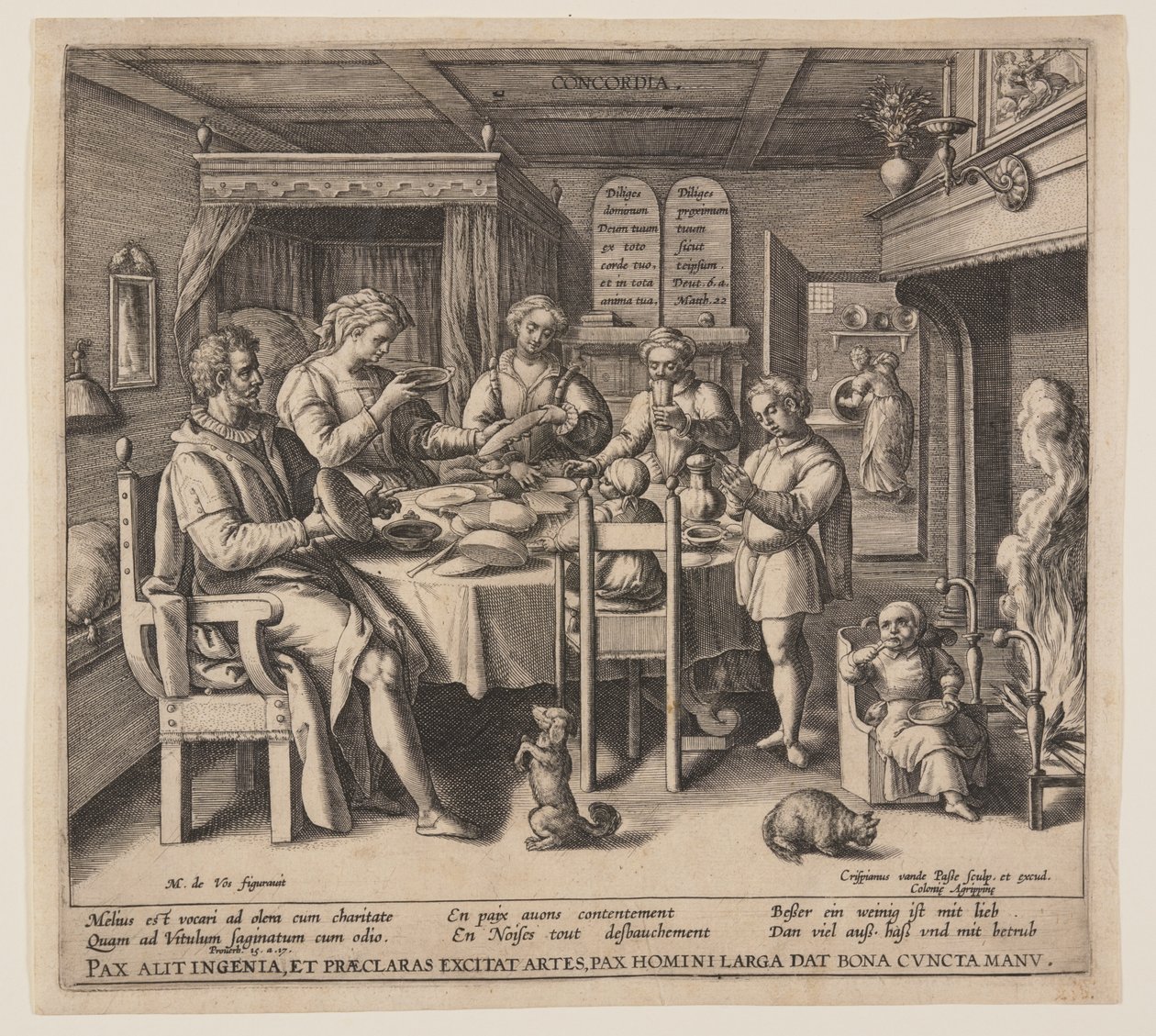 Concordia by Crispijn van de Passe I