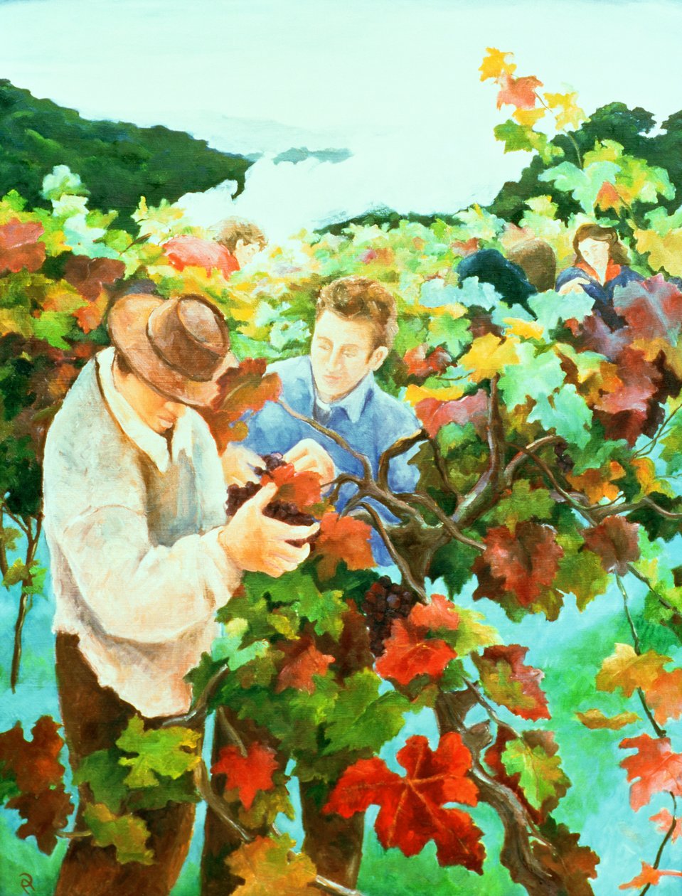 Grape Pickers by Cristiana Angelini
