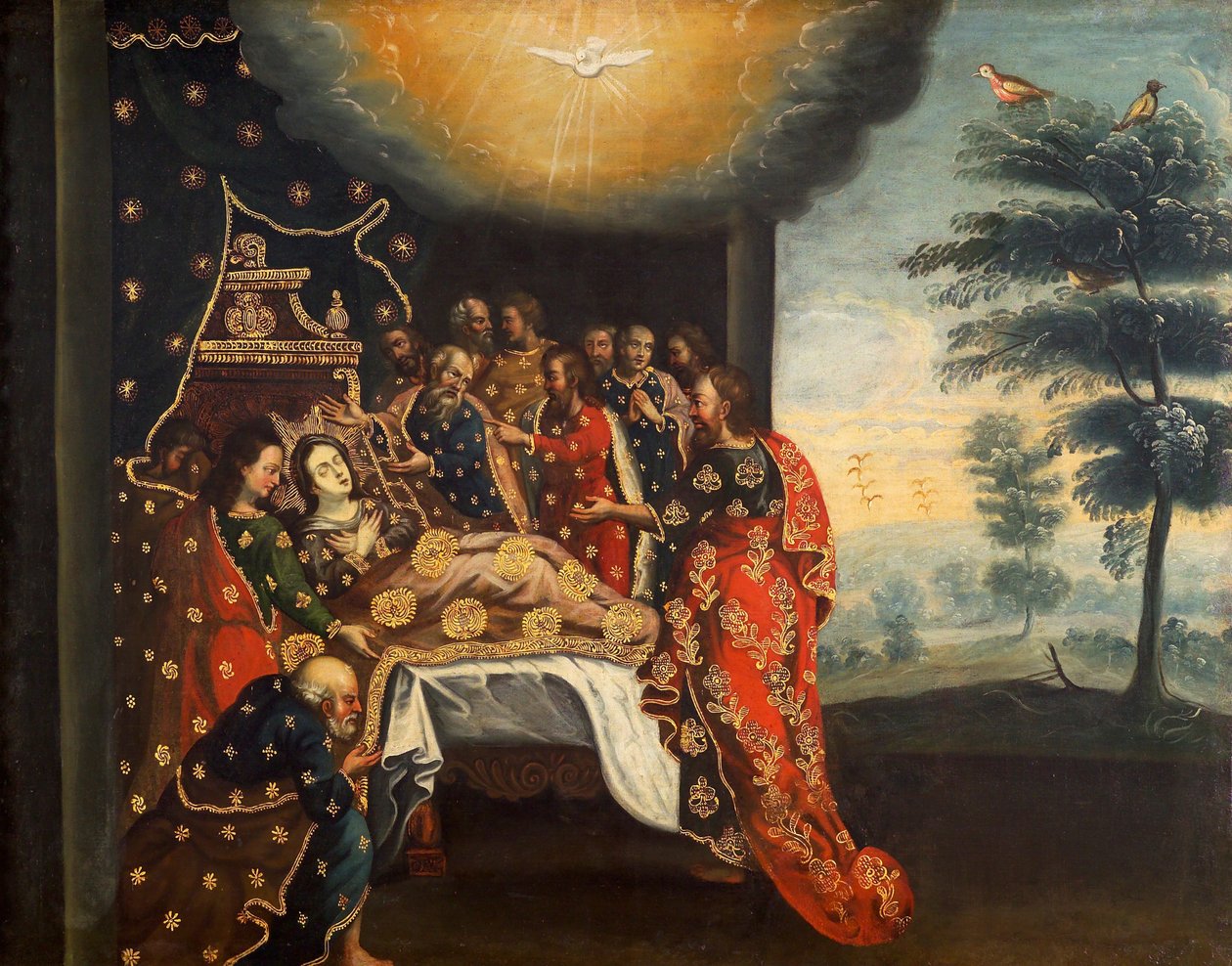 Dormancy of the Virgin by Cuzco School