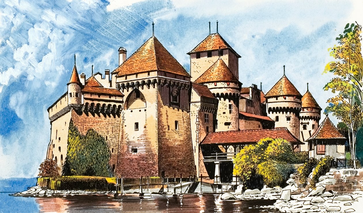 Chateau De Chillon by Dan Escott