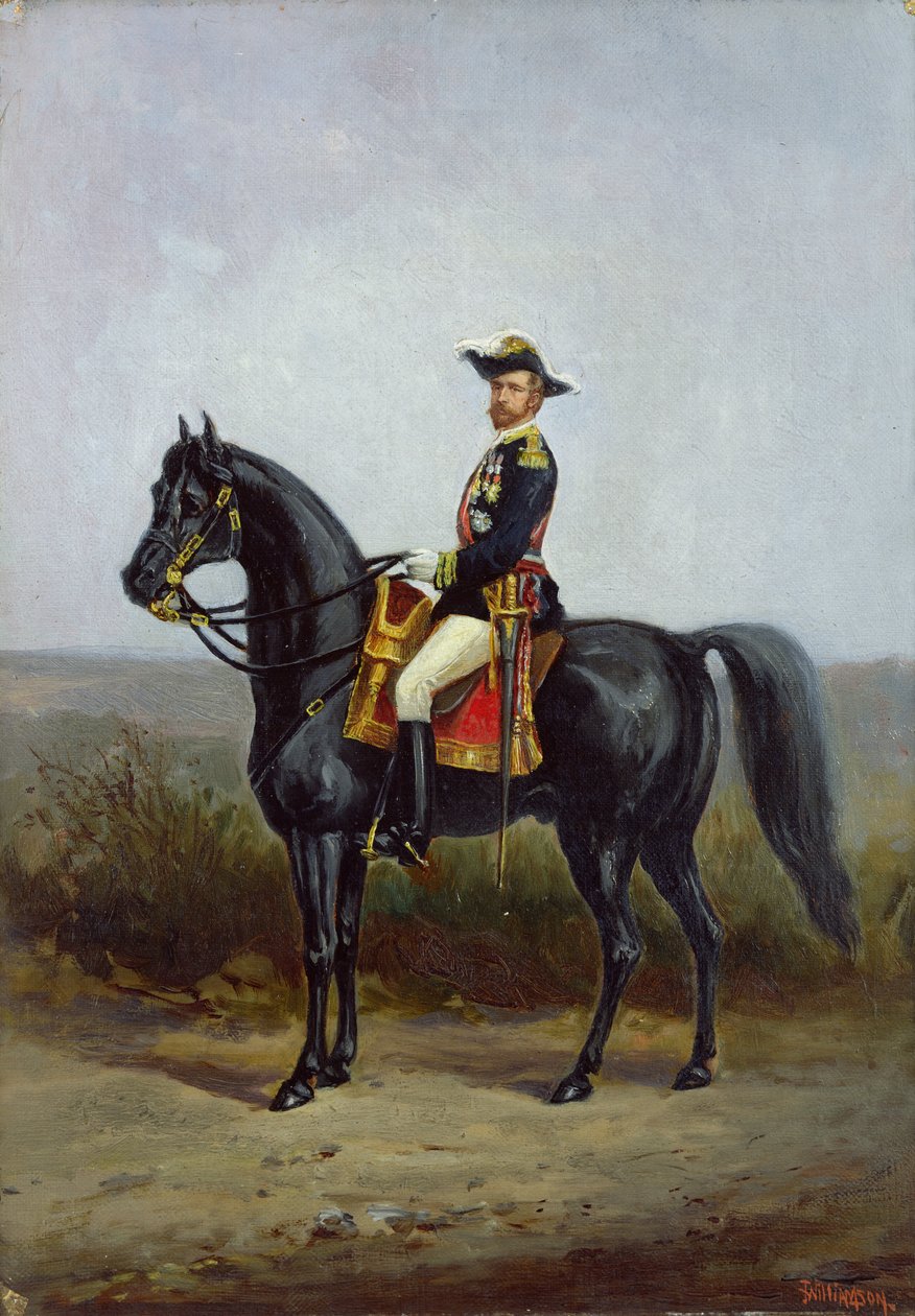 Equestrian Portrait of General George Ernest Boulanger (1837-91) by Daniel Alexander Williamson