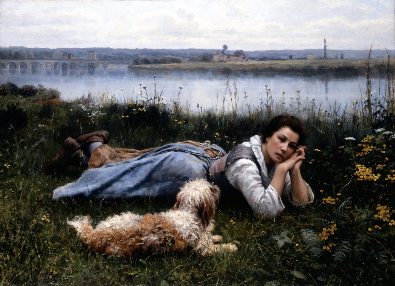 Reverie by Daniel Ridgway Knight