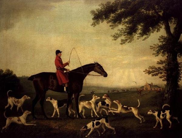 Huntsman with Hounds in a Landscape by Daniel Clowes