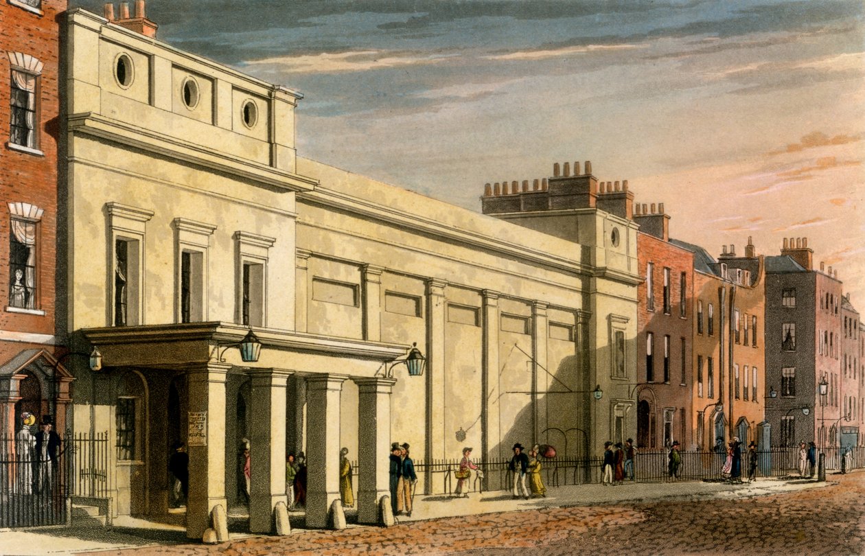 Regency Theatre, London, 1826 by Daniel Havell