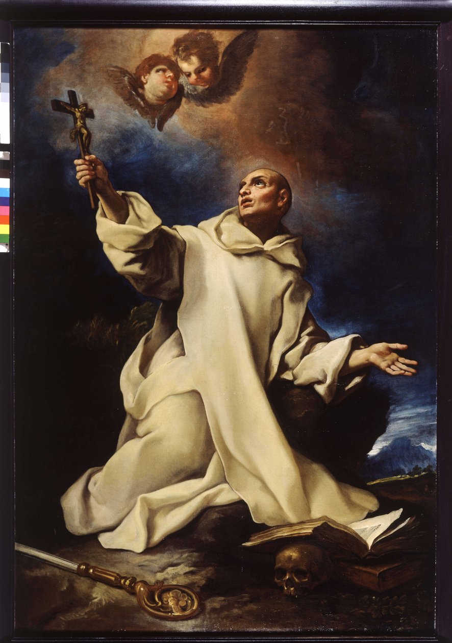 Saint Bruno praying by Daniel Seiter