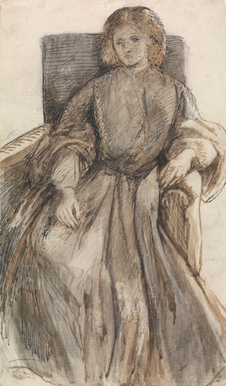 Miss Elizabeth Siddal by Dante Gabriel Rossetti