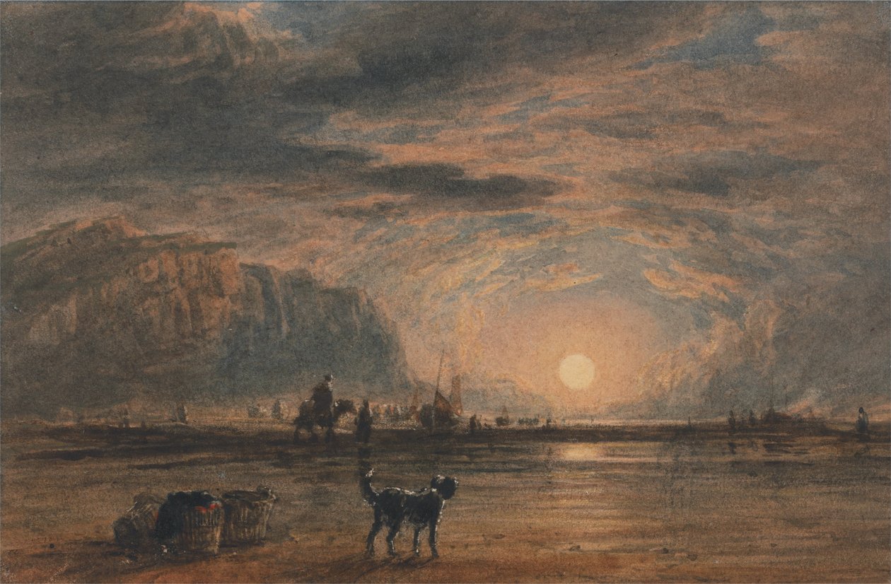 Beach Scene by David Cox