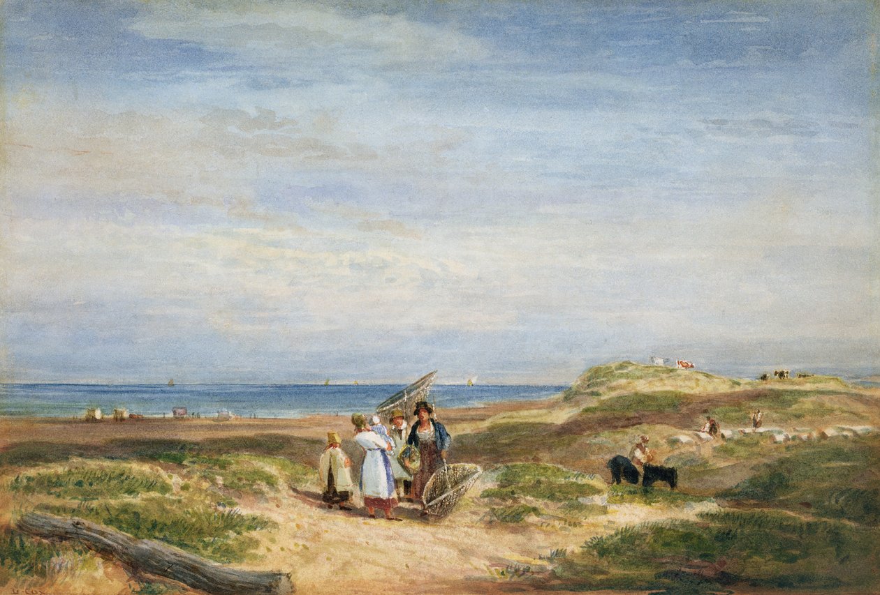 Dry Sand Banks at Barmouth, North Wales, c.1830 by David Cox