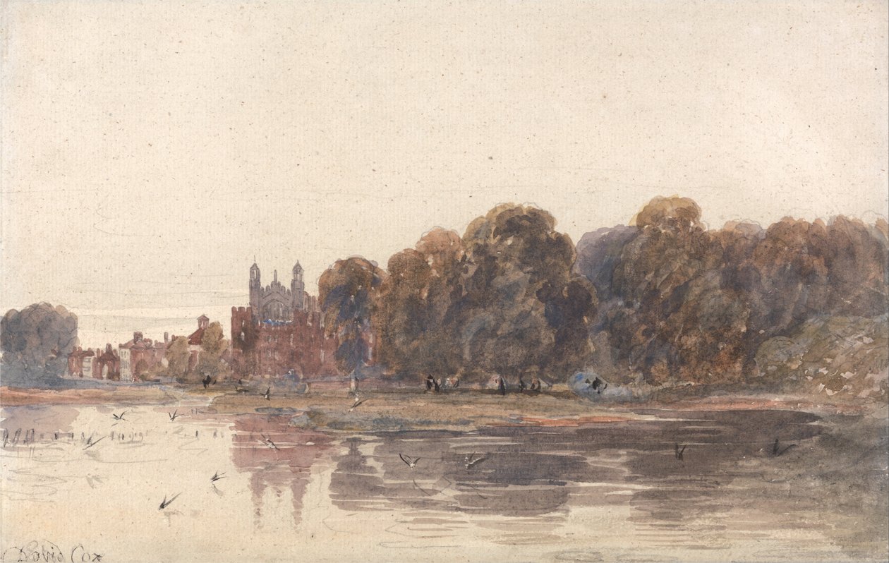 Eton from the Thames by David Cox