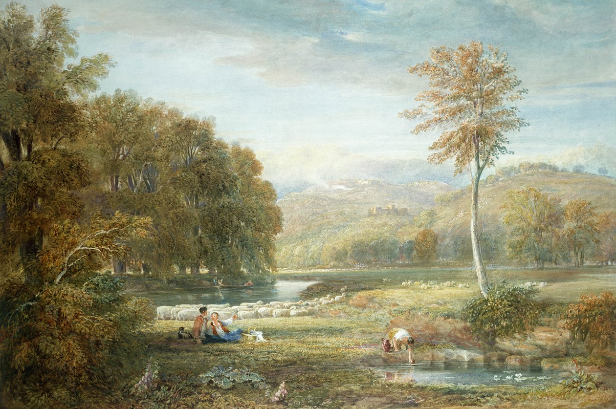 Pastoral Scene by David Cox