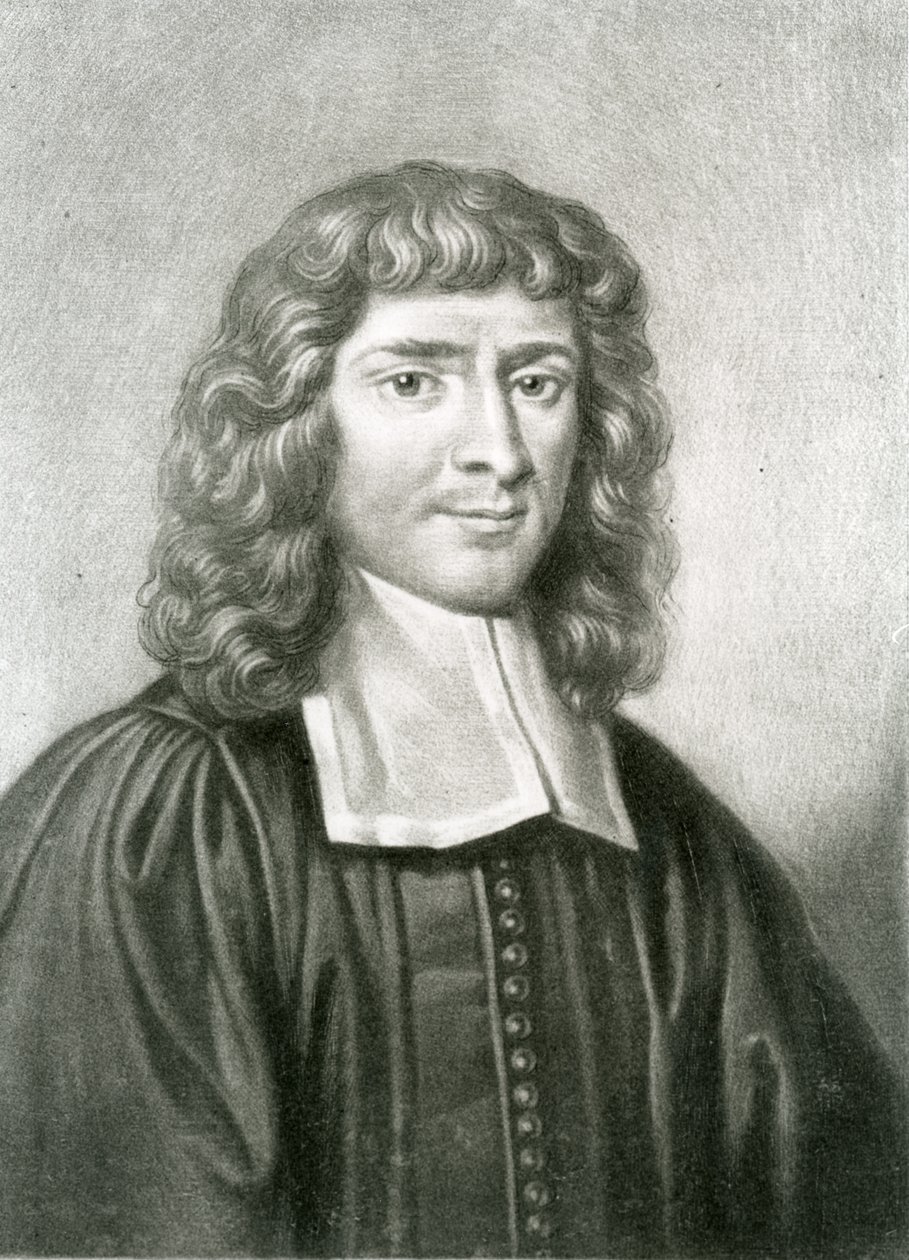 Portrait of Dr Isaac Barrow (1630-77) Engraved by Richard Earlom from 