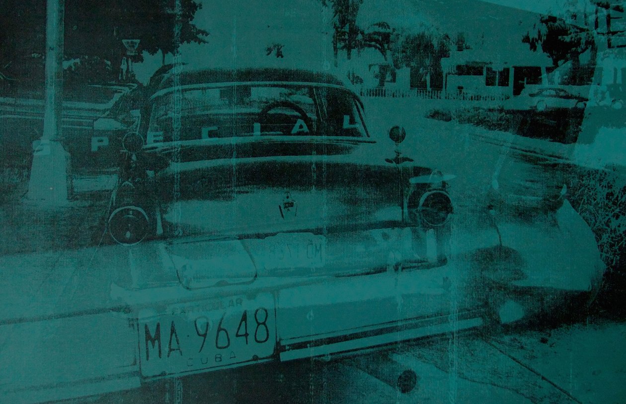 Abstract Green Car by David Studwell