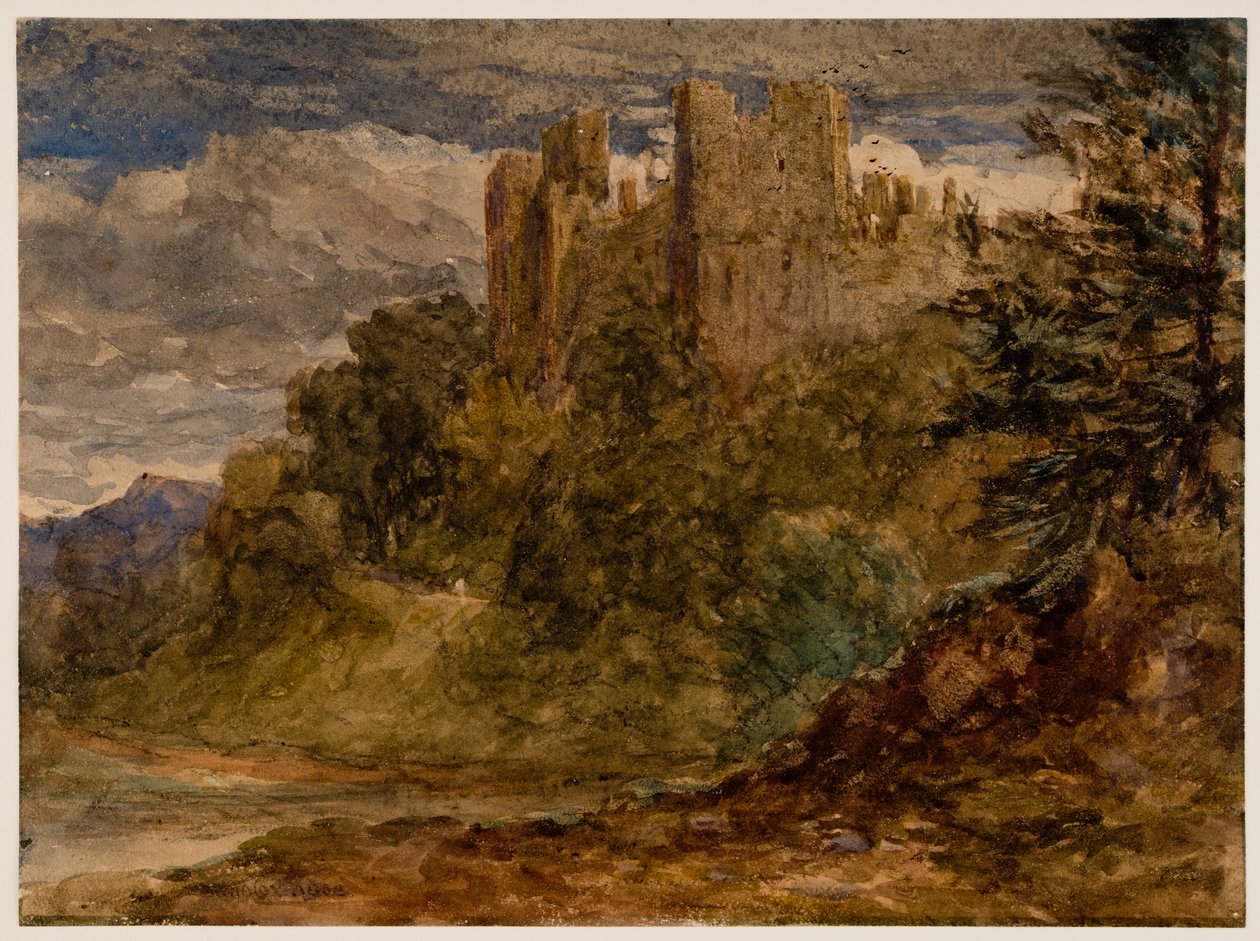 Ludlow Castle by David Cox the elder