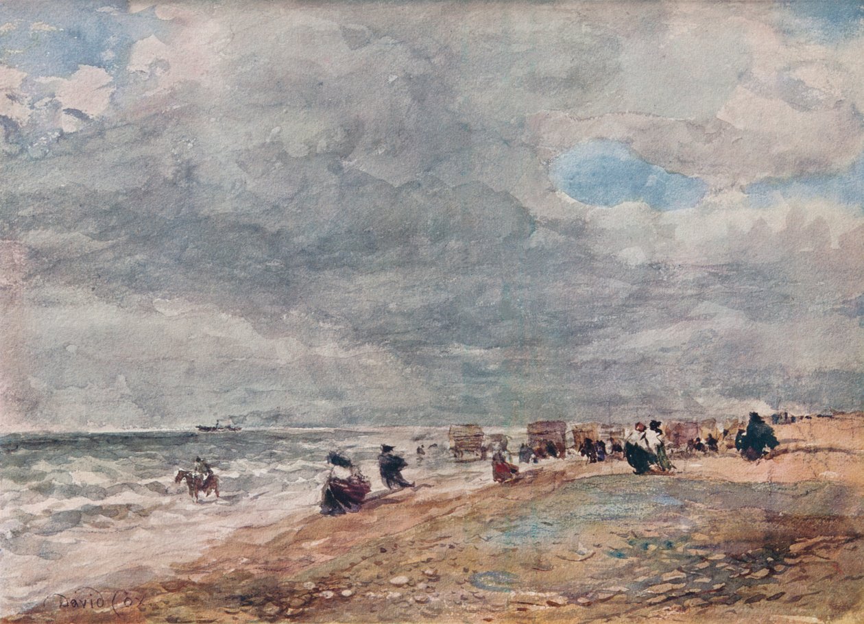 Rhyl Sands by David Cox the elder