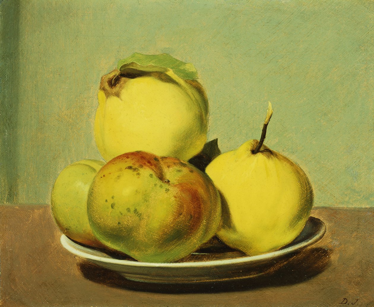 Dish of Apples and Quinces by David Johnson