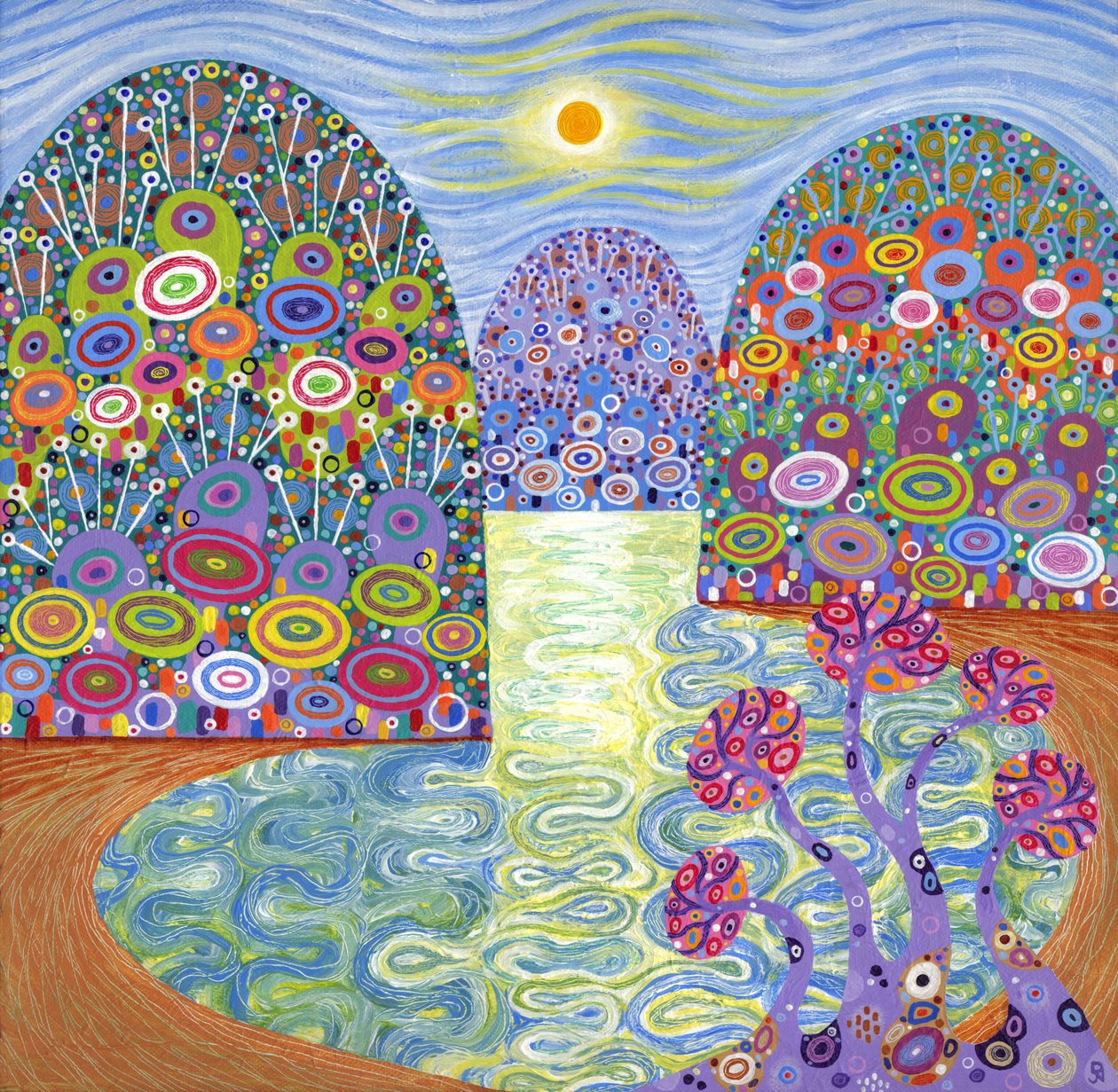 Secret Lagoon, 2016 by David Newton