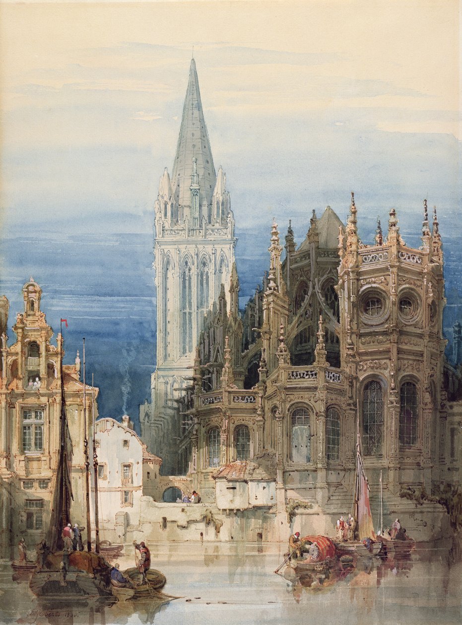 St. Pierre, Caen by David Roberts