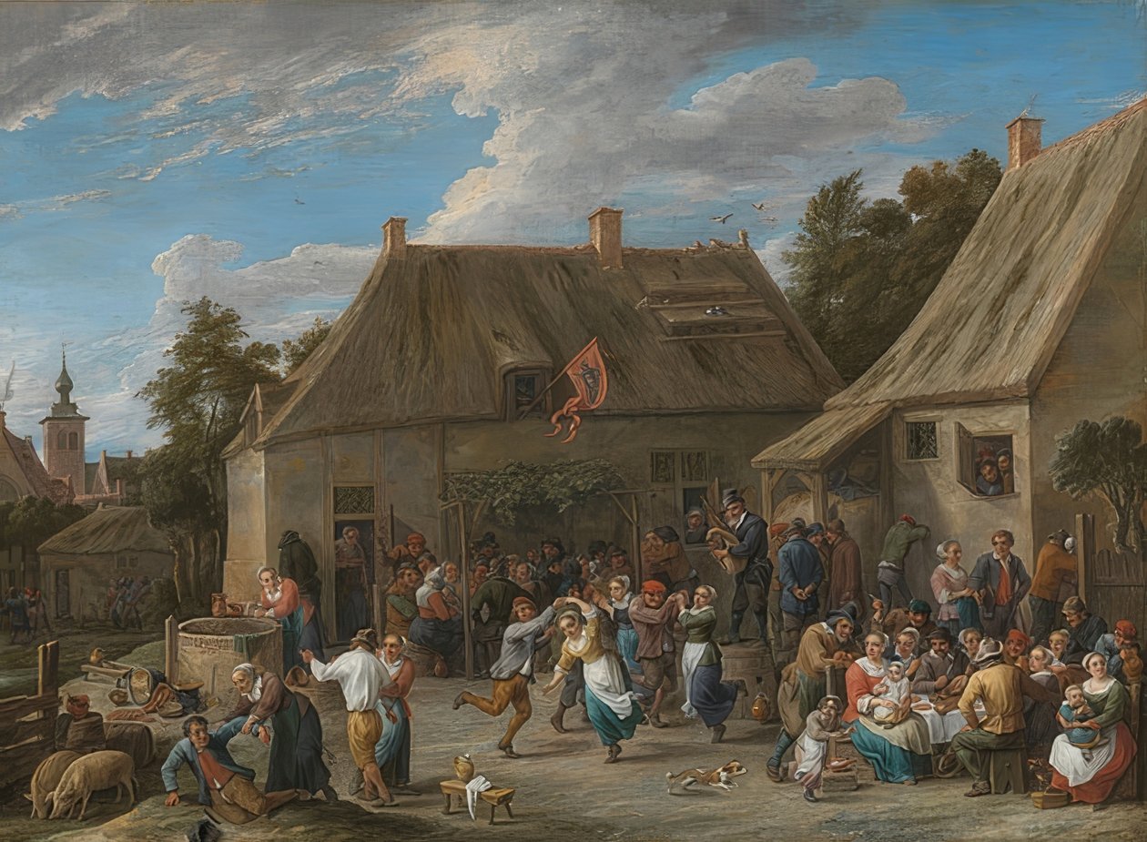 Peasant Fair by David Teniers the Elder