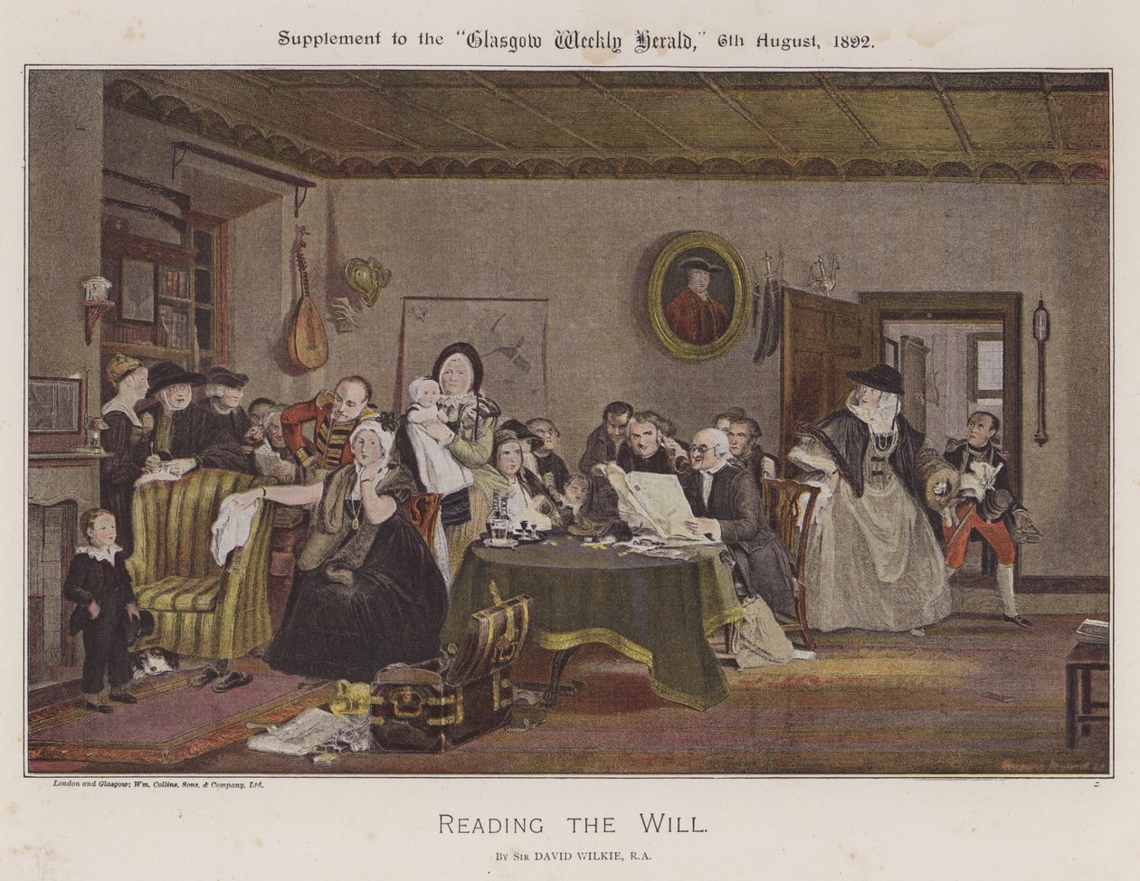 Reading The Will by David Wilkie