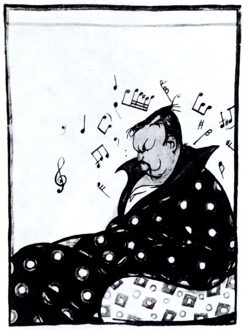 Composer Alexander Glazunov by Deni