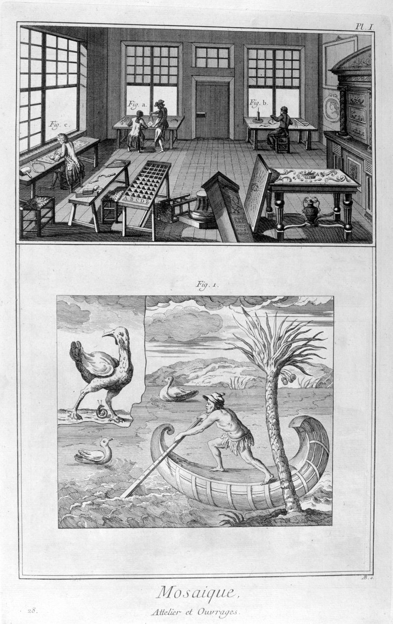 Mosaic Makers by Denis Diderot