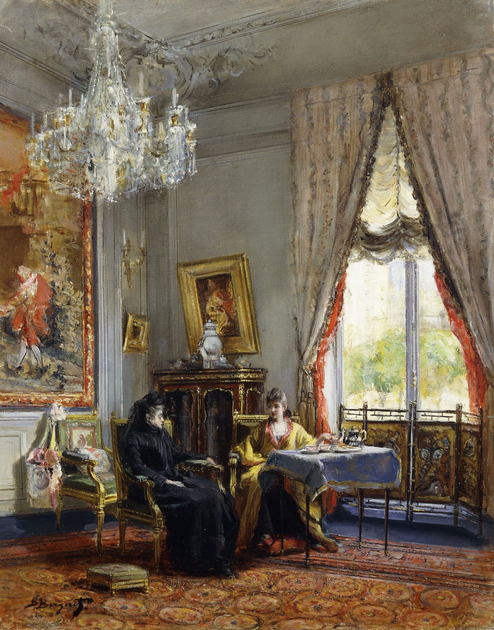 Tea for Two by Denis Pierre Bergeret