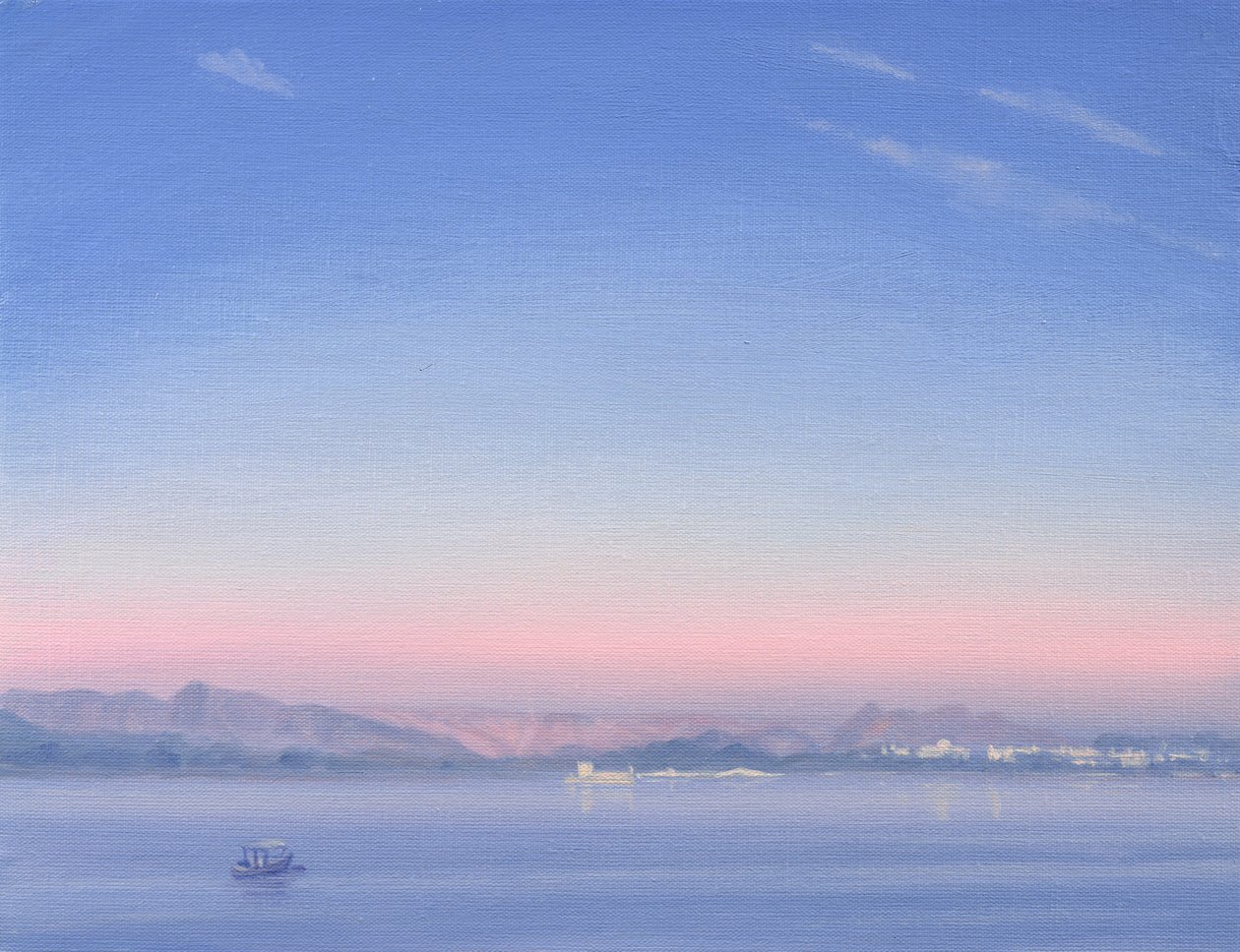 Dawn over Lake Piccola by Derek Hare