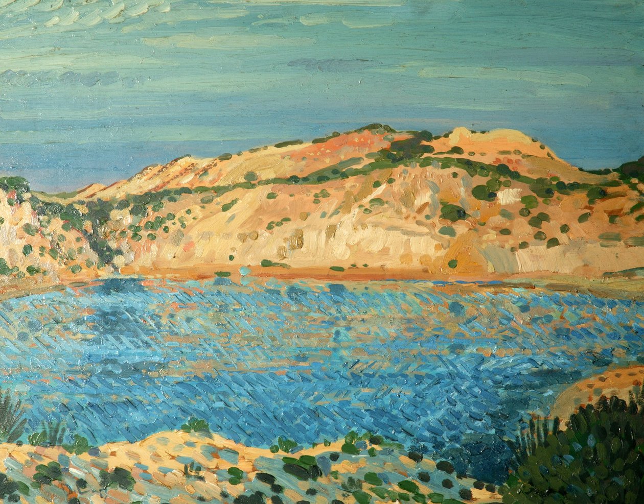 The Blue Pool by Derwent Lees