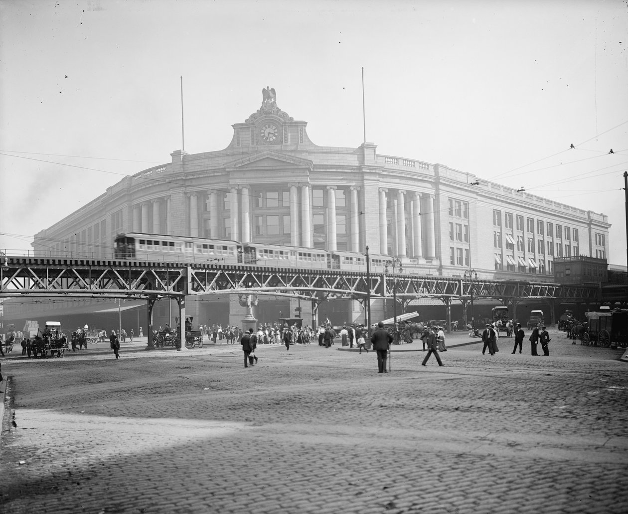 South Station, Boston, Massachusetts by Detroit Publishing Co.