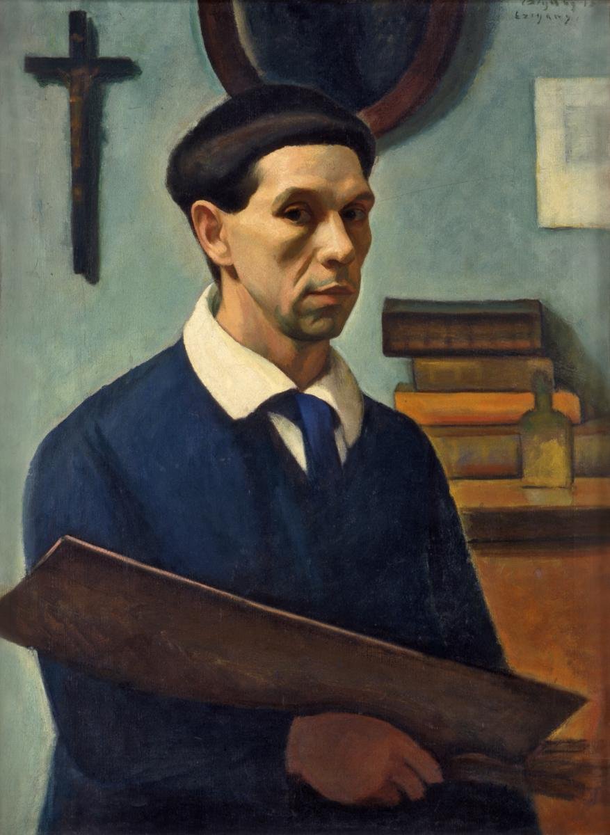 Self-portrait by Dezso Czigany