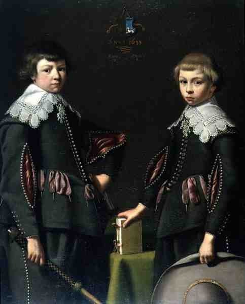 Two Young Boys by Dirck Santvoort