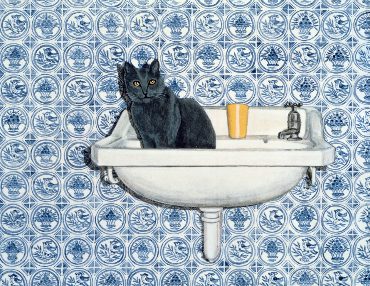 My Bathroom Cat by Ditz