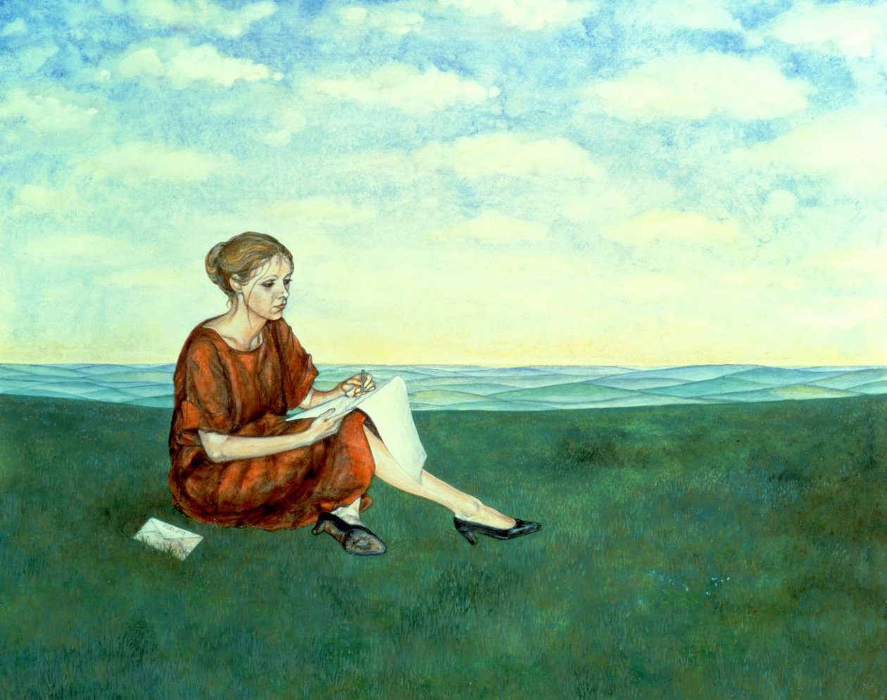 Writing Home, 1984 by Ditz