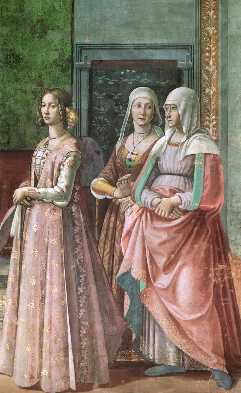 Tornabuoni Chapel Frescoes in Florence by Domenico Ghirlandaio