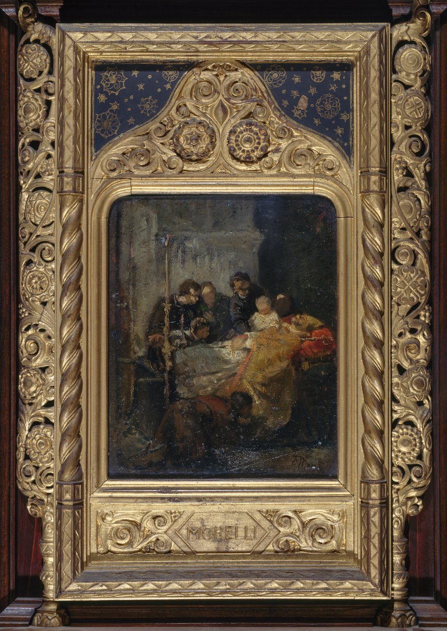Death of bishop by Domenico Morelli